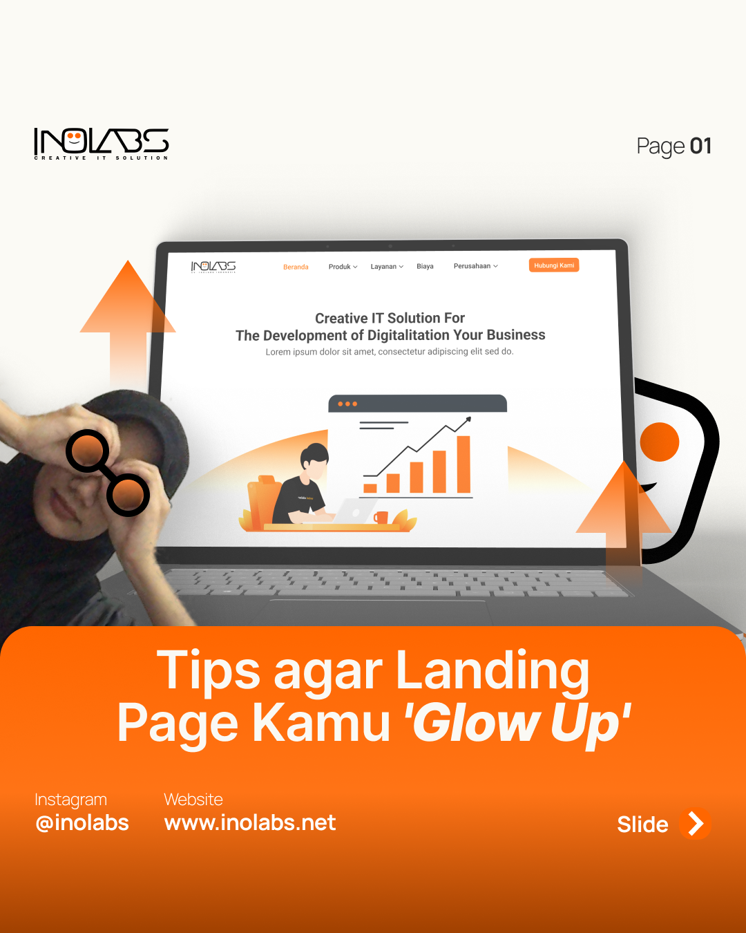Tips agar Landing Page Kamu 'Glow Up'