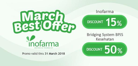March  Best Offer (Inofarma diskon 15% dan Bridging BPJS diskon 50%)