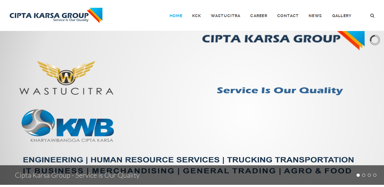 Website Profile Cipta Karsa Group