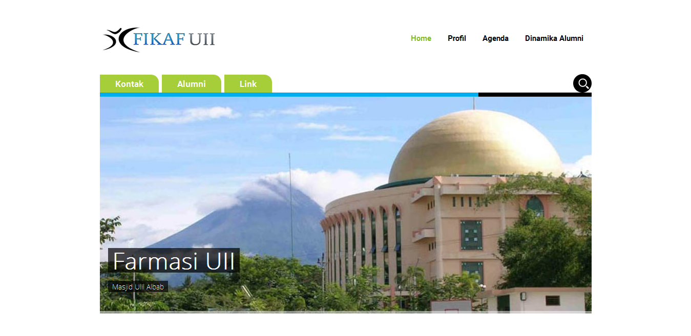 Website Profile Fikaf Universitas Islam Indonesia