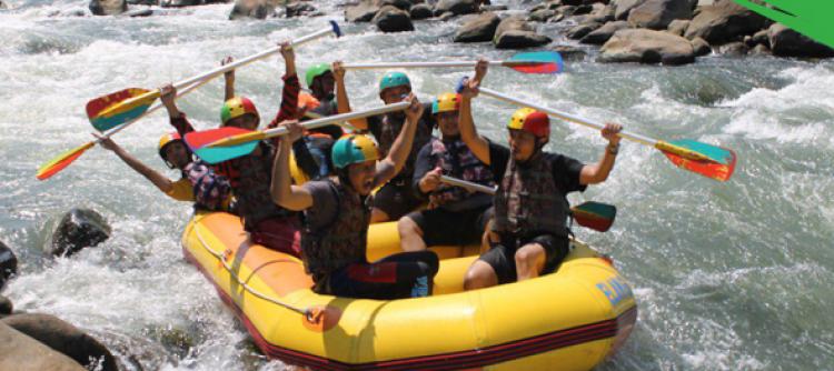 Rafting Sungai Elo, Pantang Pulang Sebelum Kecebur
