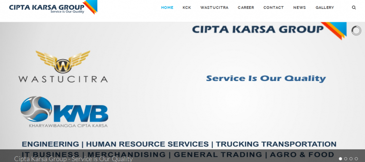 Website Profile Cipta Karsa Group
